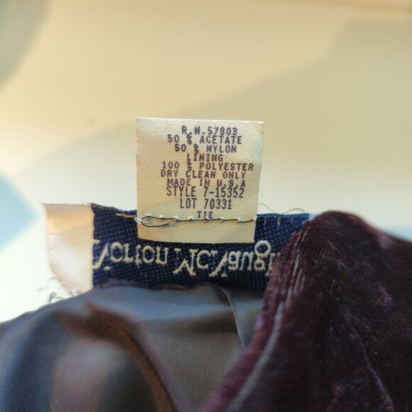 Vintage Norton McNaughton Maxi Skirt 10 Purple Velvet Whimsigoth Holiday - Picture 5 of 6